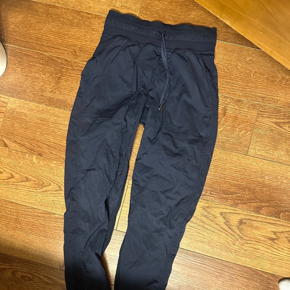 Lululemon Womens Blue Dance Studio Mid-Rise Jogger Full Length